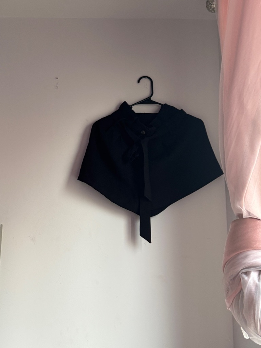Black shorts with Tie
